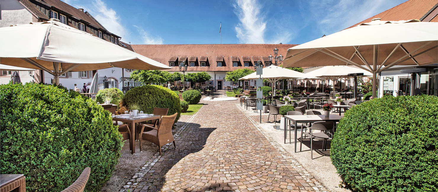 Beautiful Hotel Schloss Reinach with its restaurants