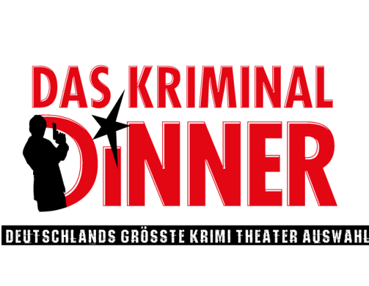 Logo das Kriminal Dinner in rot und schwarz
