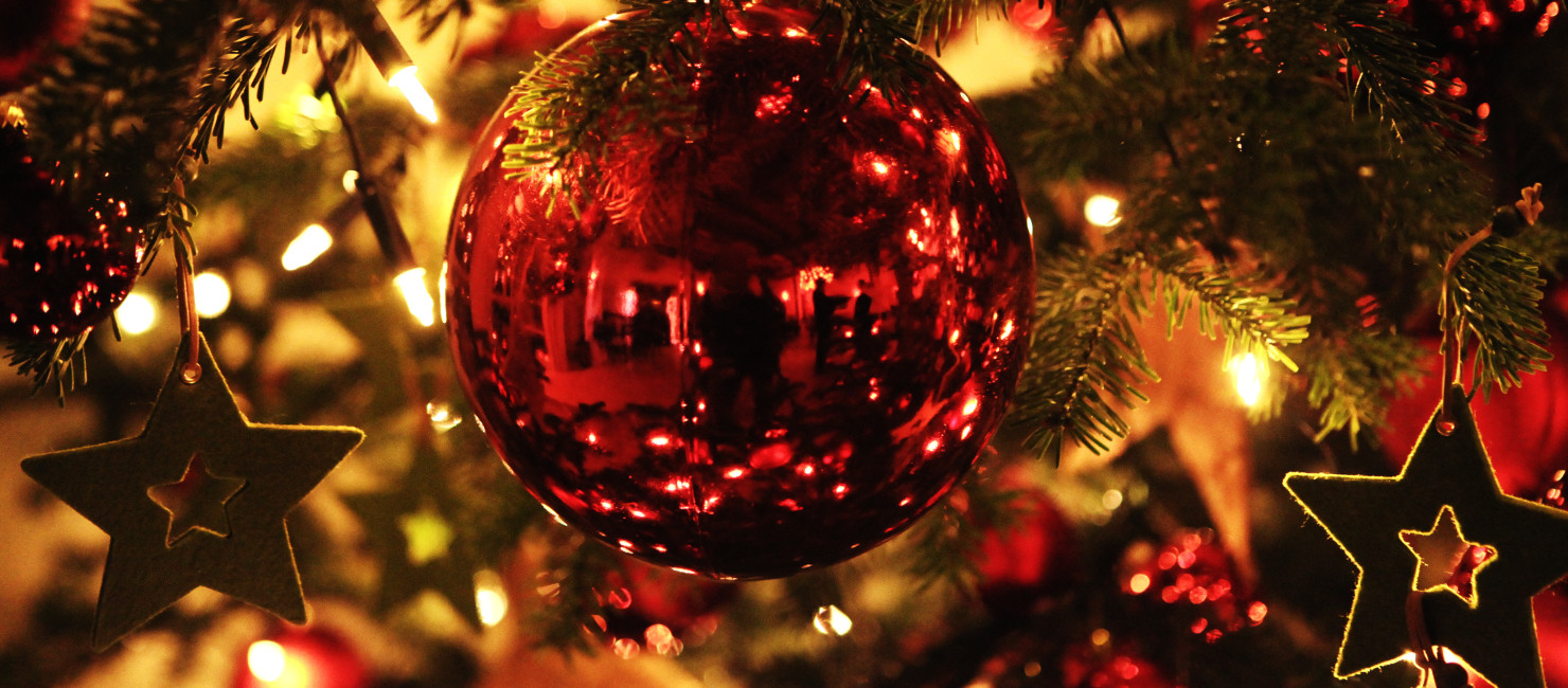 Weihnachtenekoration Weihnachtsbaum Schloss Reinach